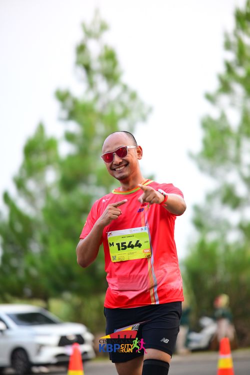 Race photo from CISANGKAN KBP CITY RUN 2025