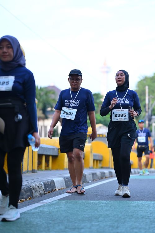 Race photo from KEMLU RUN 2025