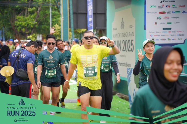 Race photo from Mangkunegaran Run 2025