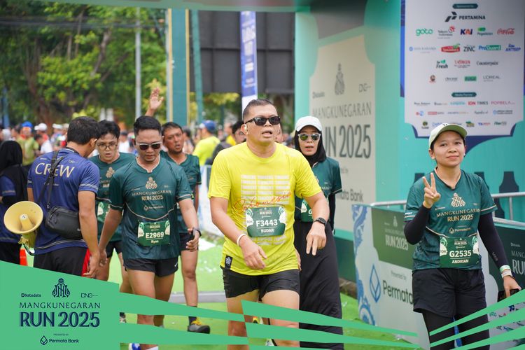 Race photo from Mangkunegaran Run 2025