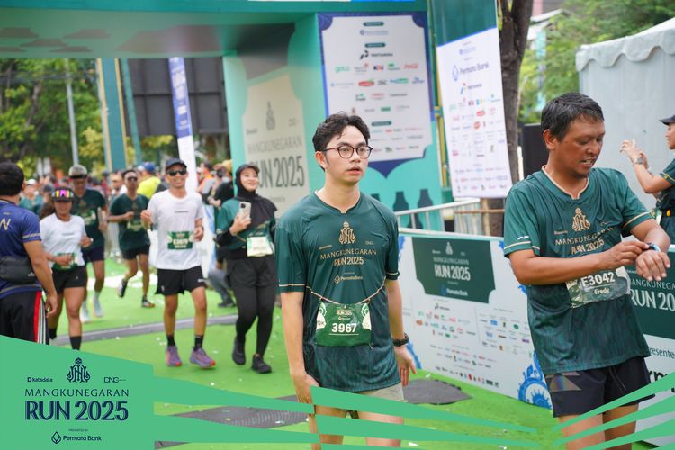 Race photo from Mangkunegaran Run 2025