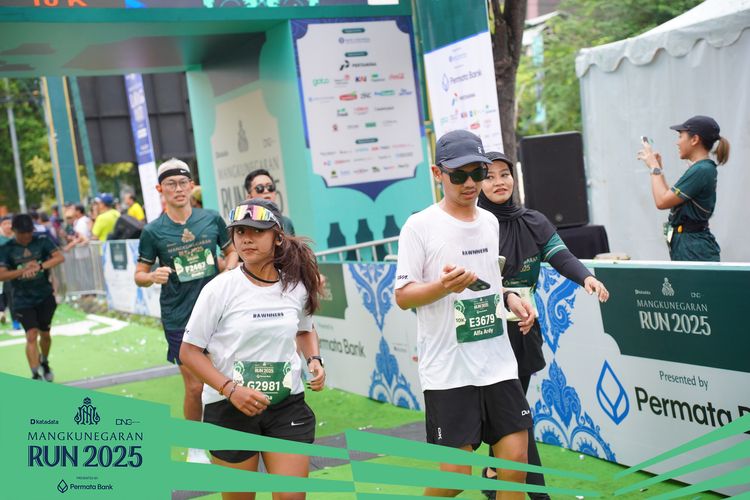 Race photo from Mangkunegaran Run 2025