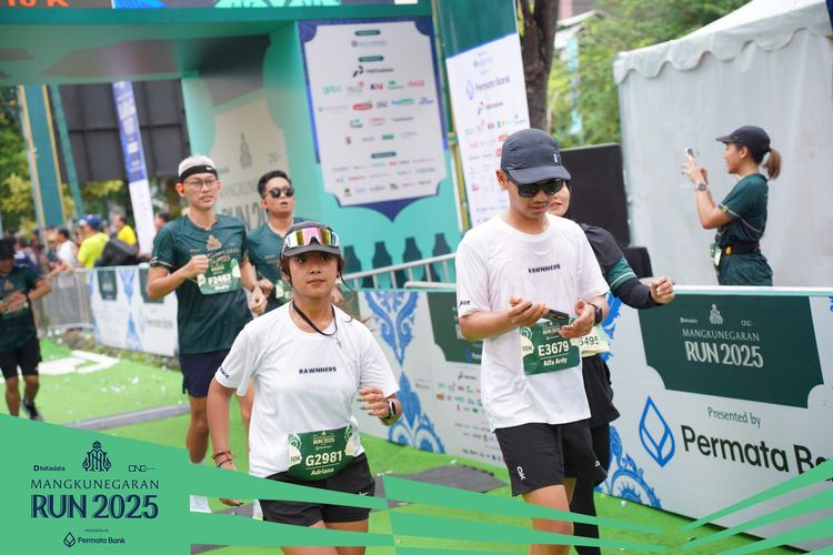 Race photo from Mangkunegaran Run 2025