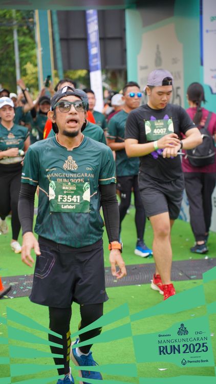 Race photo from Mangkunegaran Run 2025