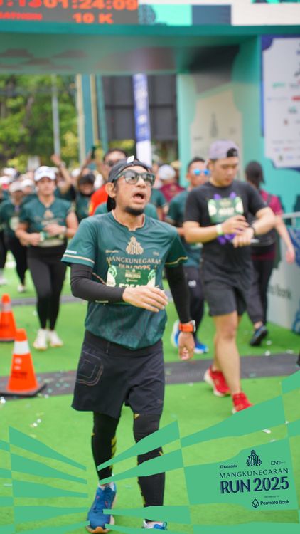 Race photo from Mangkunegaran Run 2025