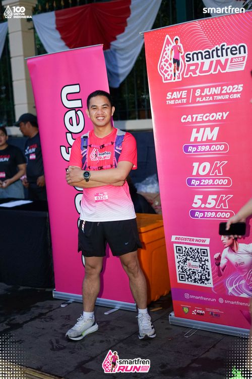 Race photo from Smartfren Run 2025 Vibes