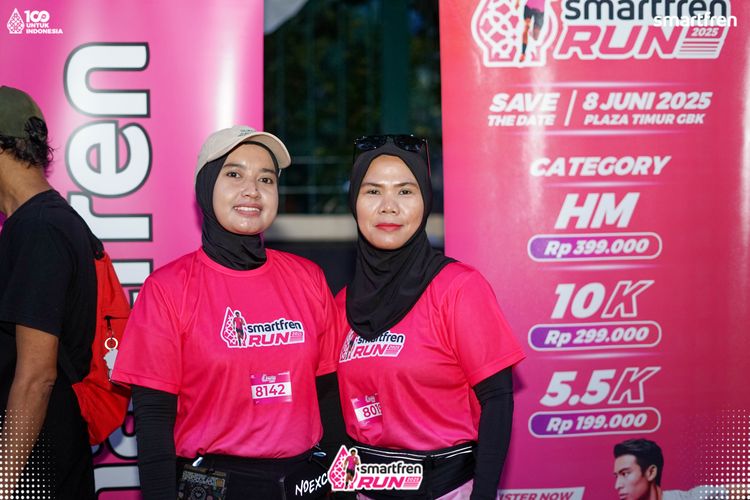 Race photo from Smartfren Run 2025 Vibes