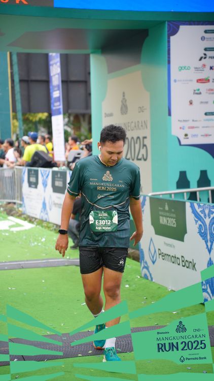 Race photo from Mangkunegaran Run 2025