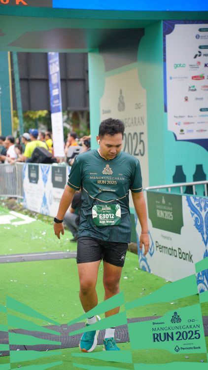 Race photo from Mangkunegaran Run 2025