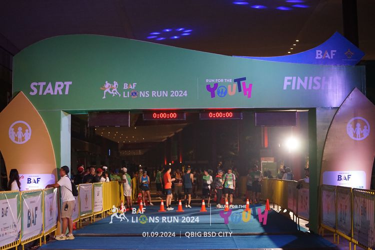 Race photo from BAF LIONS RUN 2024