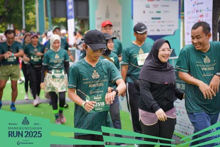 Race photo from Mangkunegaran Run 2025