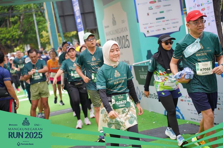 Race photo from Mangkunegaran Run 2025
