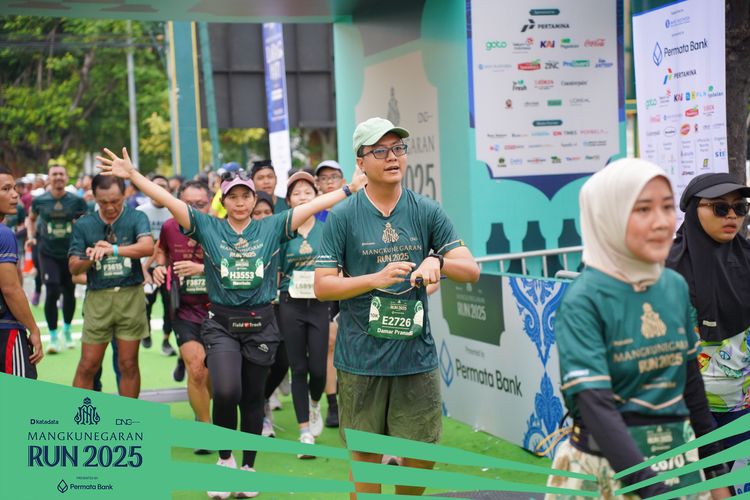 Race photo from Mangkunegaran Run 2025