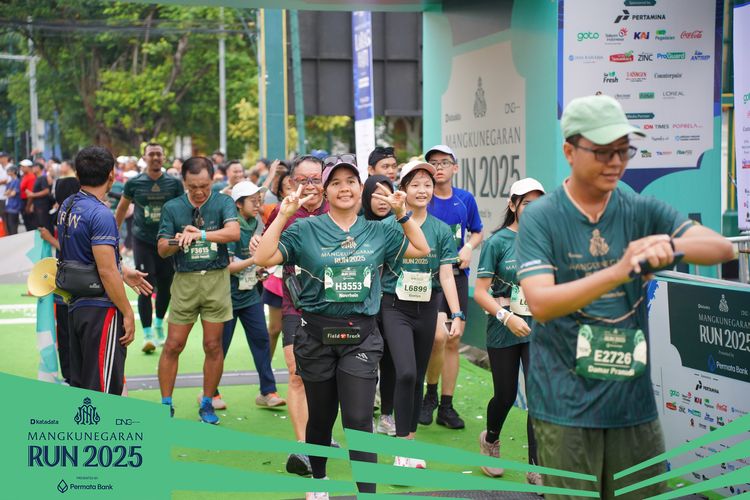 Race photo from Mangkunegaran Run 2025