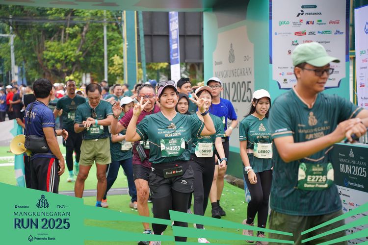 Race photo from Mangkunegaran Run 2025