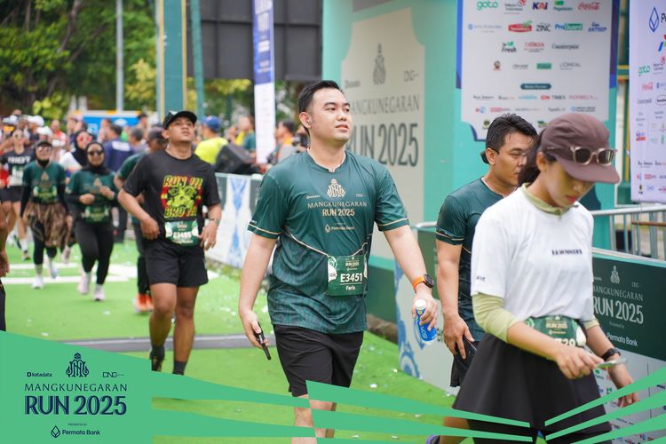 Race photo from Mangkunegaran Run 2025