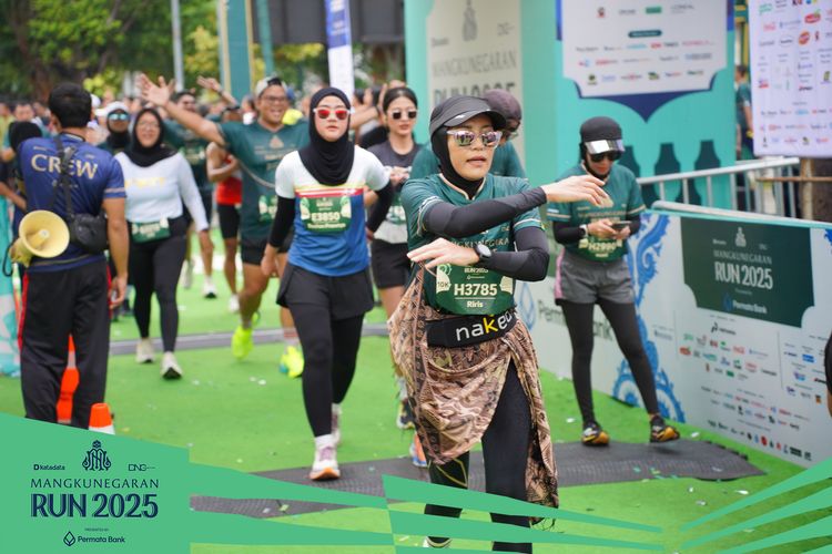 Race photo from Mangkunegaran Run 2025
