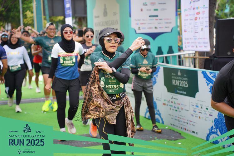 Race photo from Mangkunegaran Run 2025
