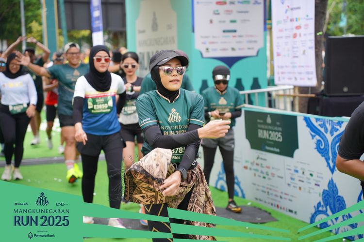 Race photo from Mangkunegaran Run 2025