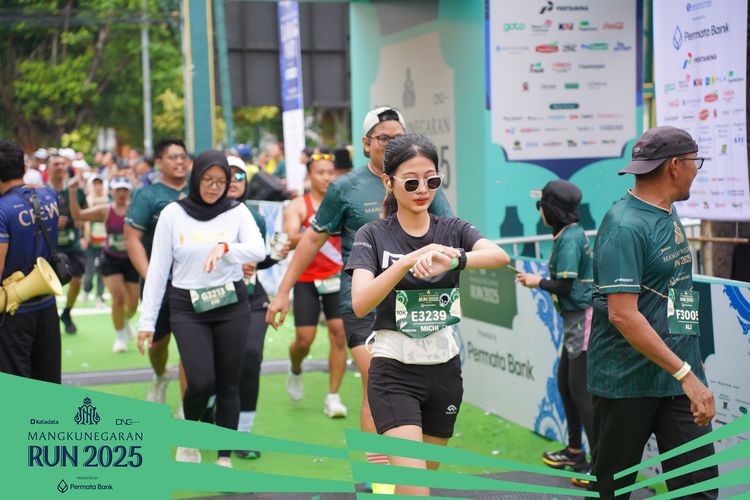Race photo from Mangkunegaran Run 2025