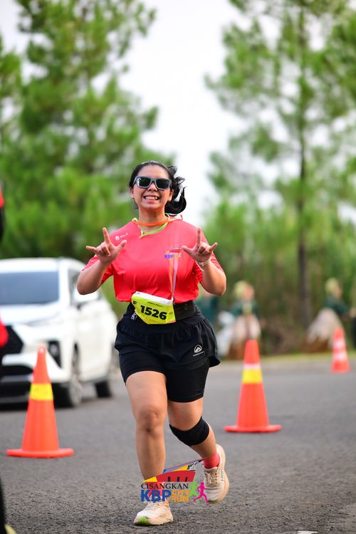 Race photo from CISANGKAN KBP CITY RUN 2025