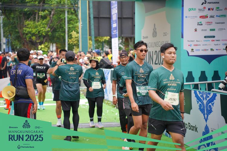 Race photo from Mangkunegaran Run 2025