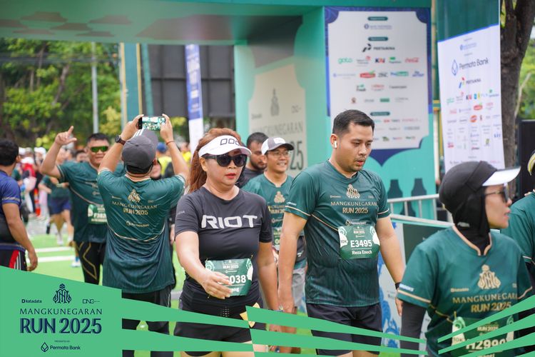 Race photo from Mangkunegaran Run 2025