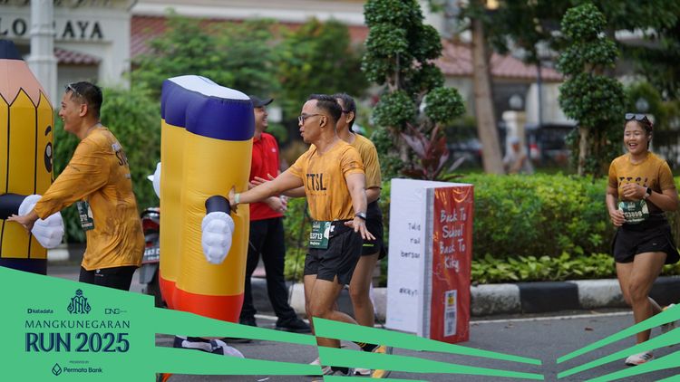 Race photo from Mangkunegaran Run 2025