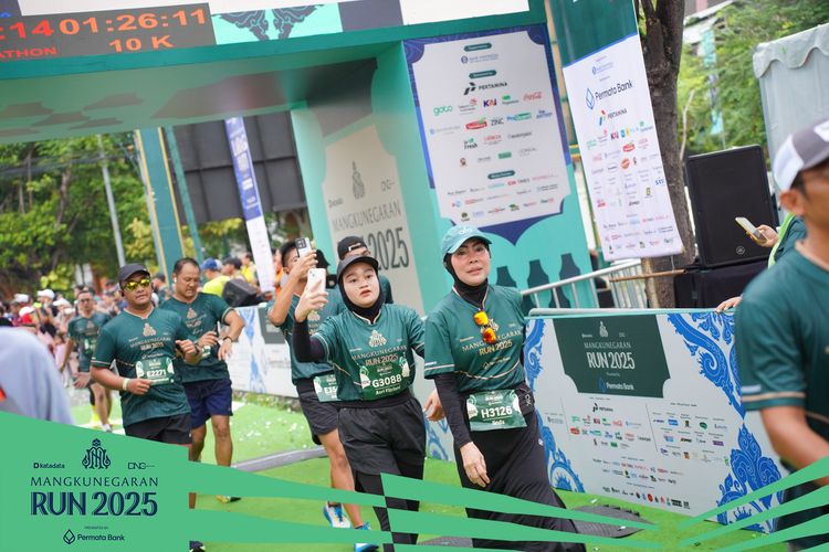 Race photo from Mangkunegaran Run 2025