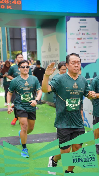 Race photo from Mangkunegaran Run 2025