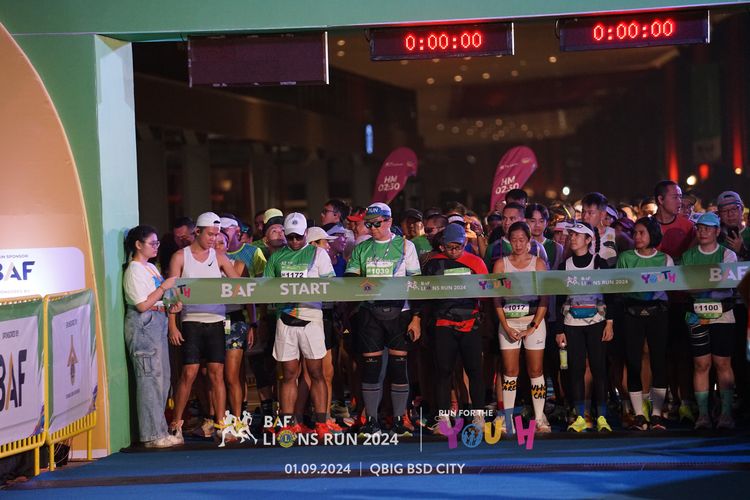 Race photo from BAF LIONS RUN 2024