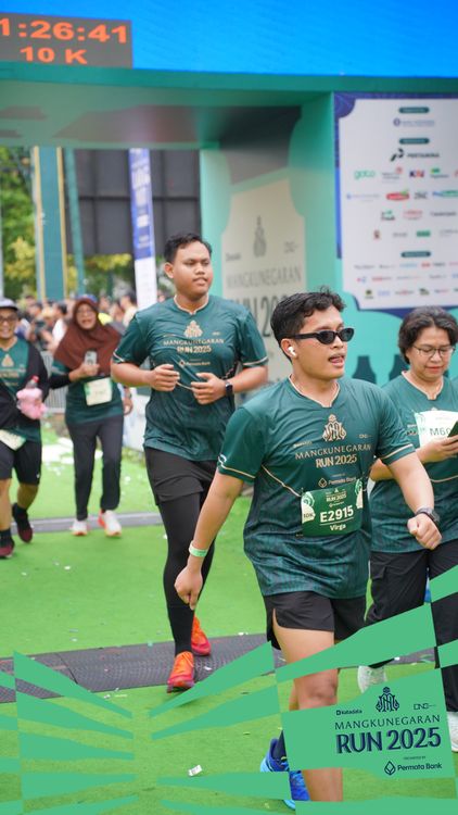 Race photo from Mangkunegaran Run 2025