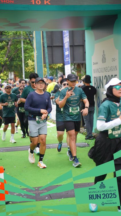 Race photo from Mangkunegaran Run 2025