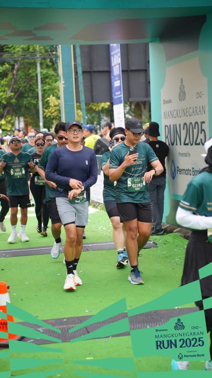 Race photo from Mangkunegaran Run 2025