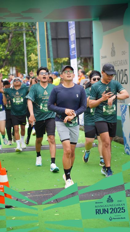Race photo from Mangkunegaran Run 2025