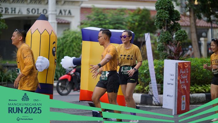 Race photo from Mangkunegaran Run 2025