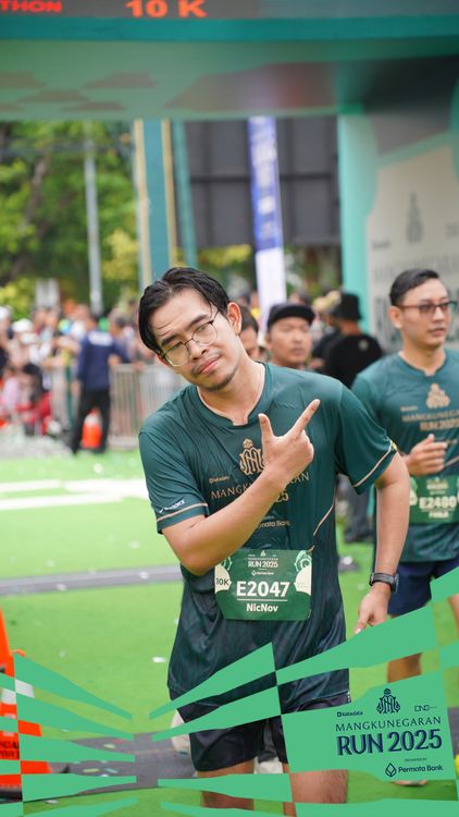 Race photo from Mangkunegaran Run 2025
