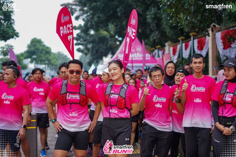 Race photo from Smartfren Run 2025 Vibes