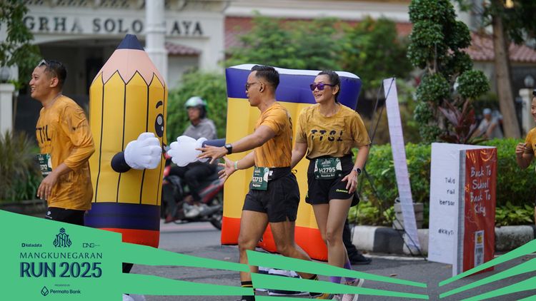 Race photo from Mangkunegaran Run 2025