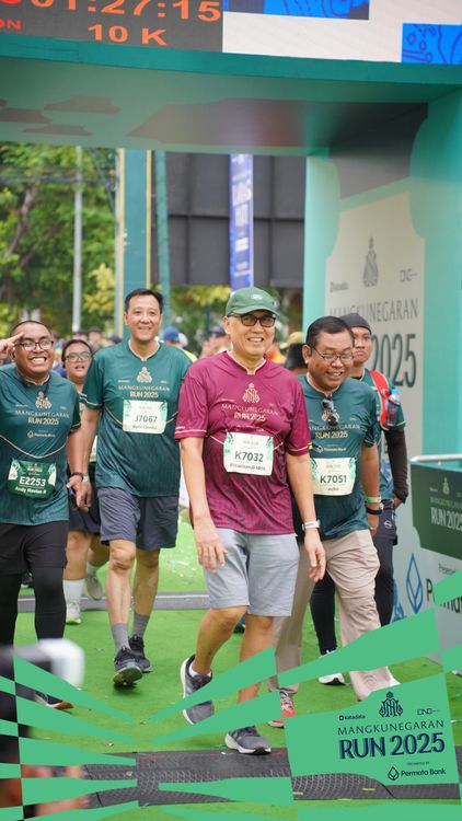 Race photo from Mangkunegaran Run 2025