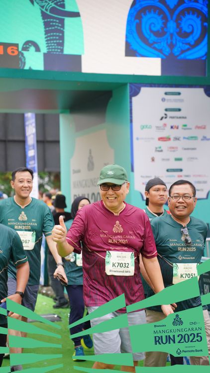 Race photo from Mangkunegaran Run 2025