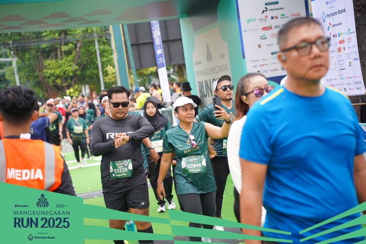 Race photo from Mangkunegaran Run 2025