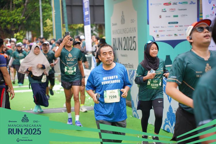 Race photo from Mangkunegaran Run 2025