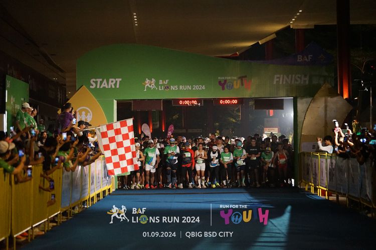 Race photo from BAF LIONS RUN 2024
