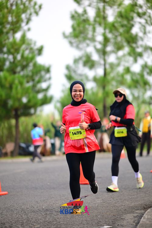 Race photo from CISANGKAN KBP CITY RUN 2025
