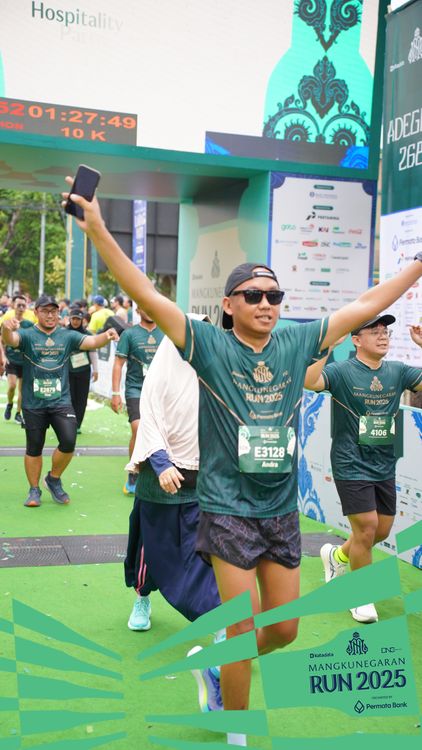 Race photo from Mangkunegaran Run 2025