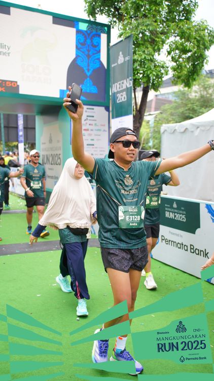 Race photo from Mangkunegaran Run 2025