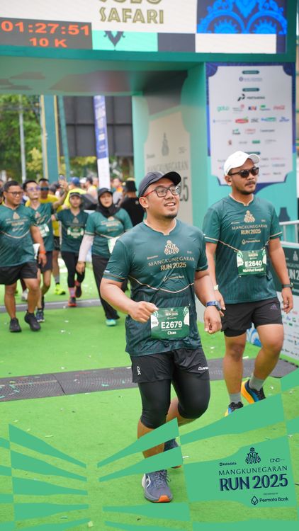 Race photo from Mangkunegaran Run 2025