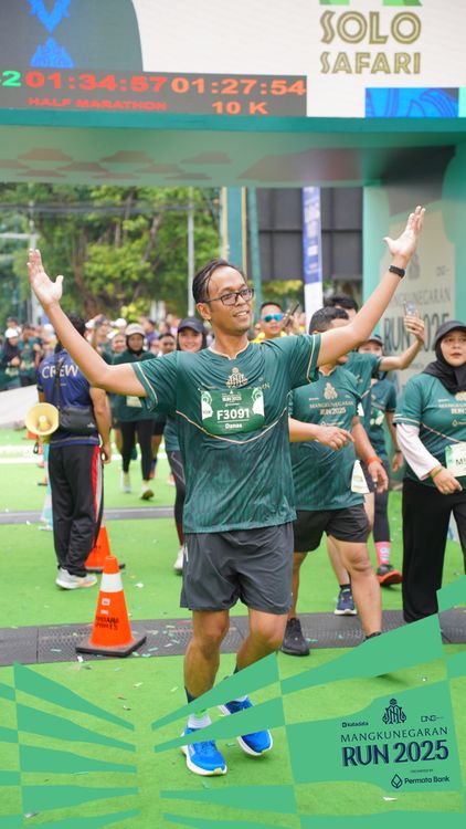 Race photo from Mangkunegaran Run 2025