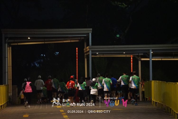 Race photo from BAF LIONS RUN 2024